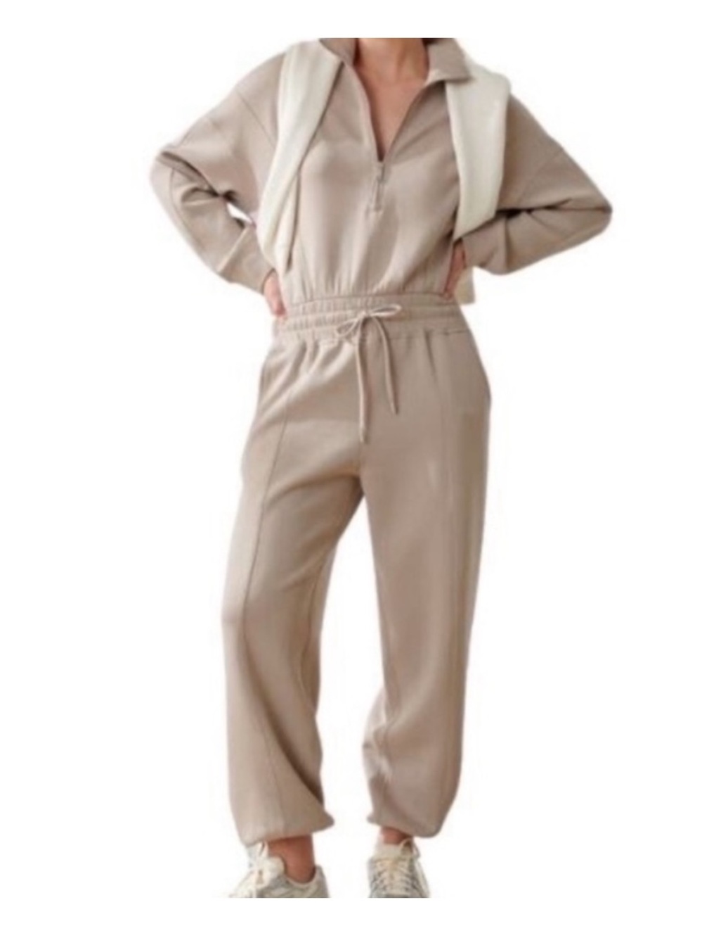 Abercrombie & Fitch YPB neoKnit Max Jogger Jumpsuit, size small